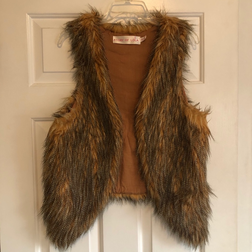 Story Of Lola Faux Fur Vest